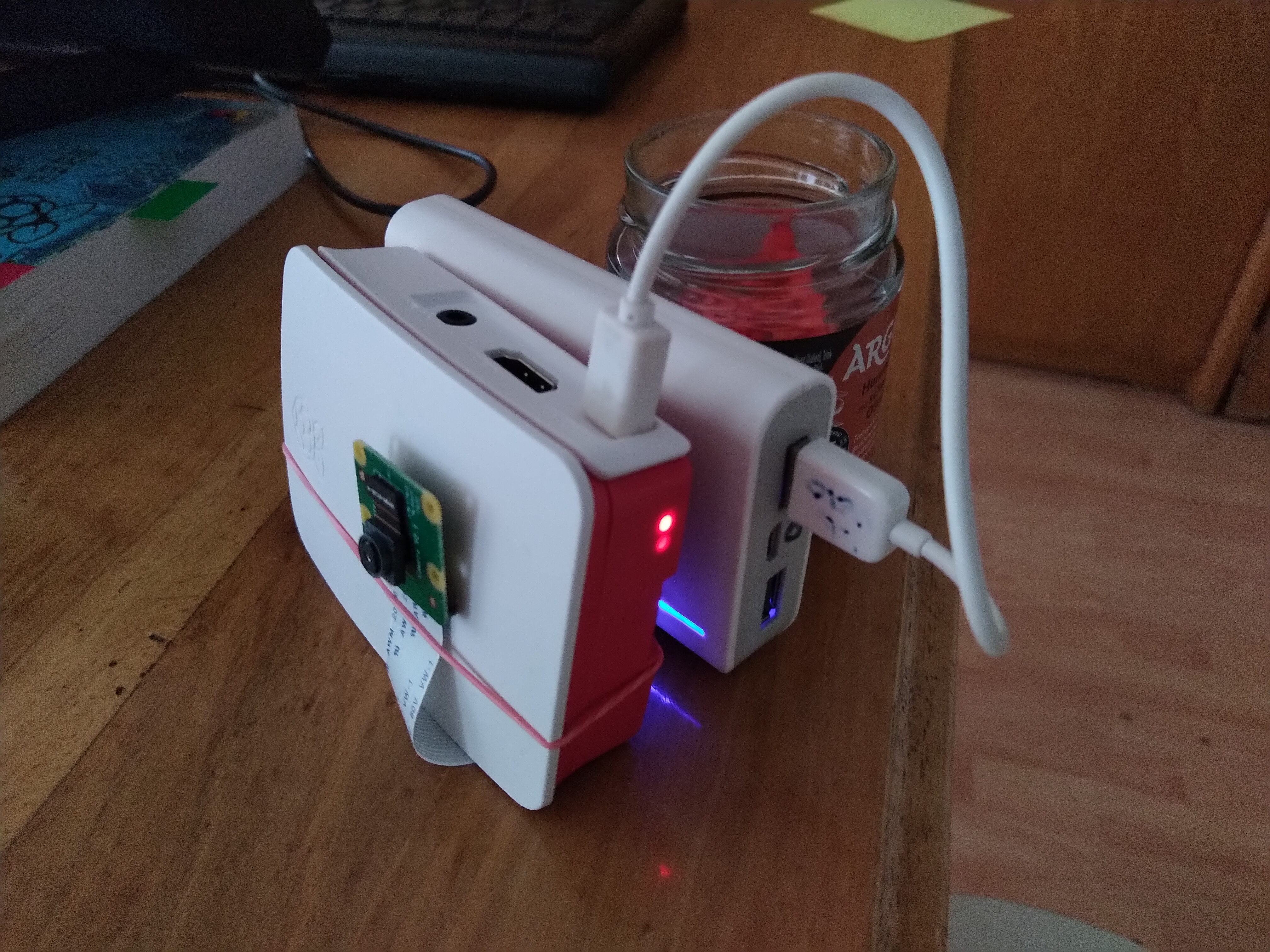 Einfacher Prototyp einer kabellosen Kamera